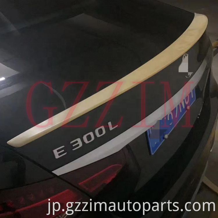 Exterior Accessories ABS Carbon Fiber AMG Style Rear Trunk Boot Wing Spoiler For E class  2020